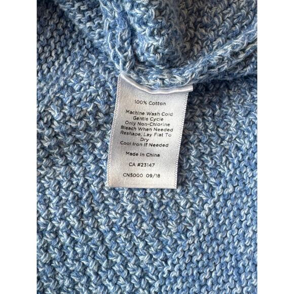TALBOTS Light Blue, 100% Cotton sweater, size XL, Lightweight - Picture 8 of 8